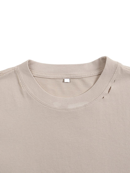 Japanese-inspired Manga Frayed Boxy Tee
