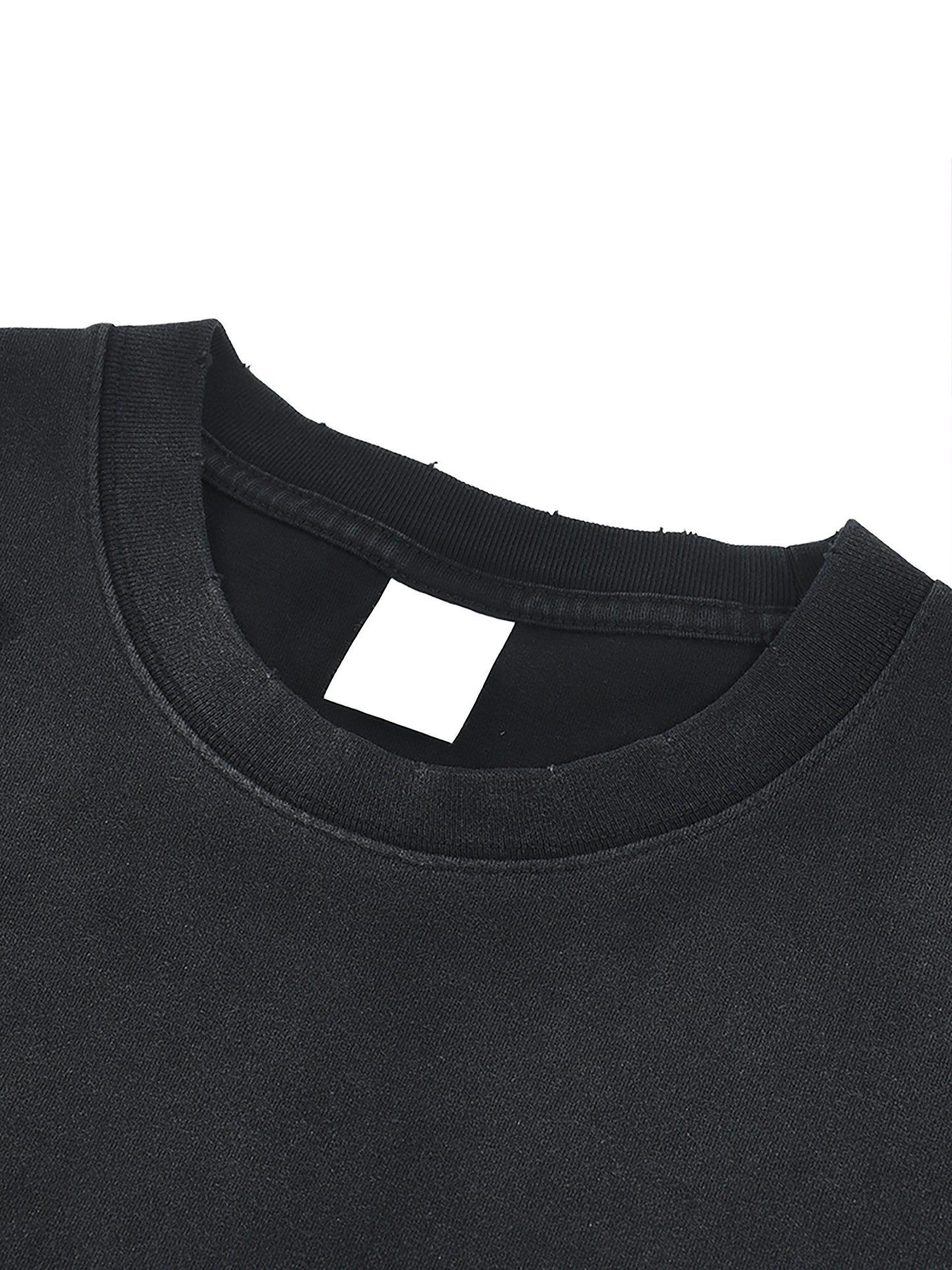 "Driving Off Into The Sunset" Hand-Frayed Sunfade Paint Splatter T-Shirt