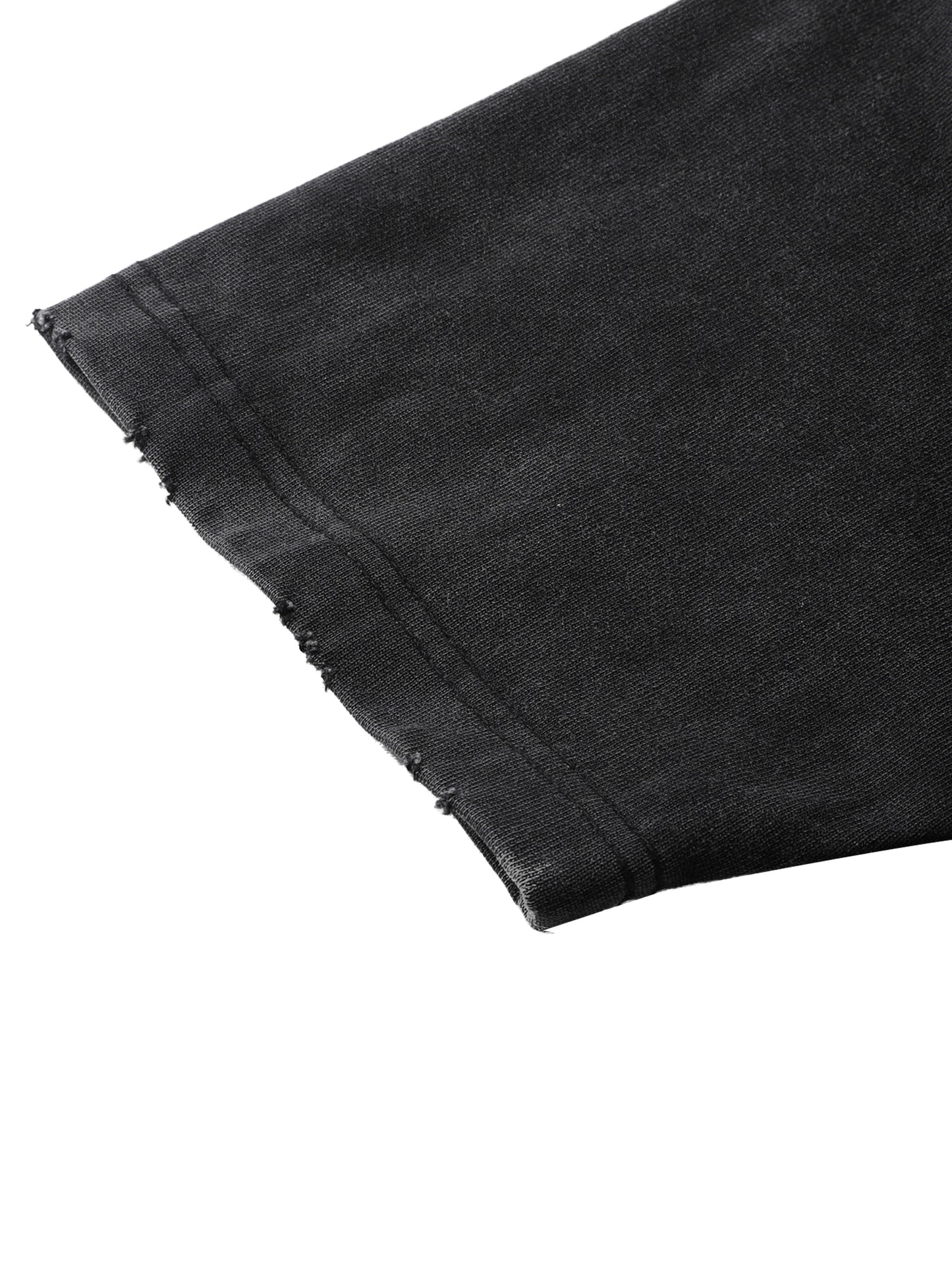 Japanese-Inspired Heavyweight Vintage Washed Frayed T-Shirt