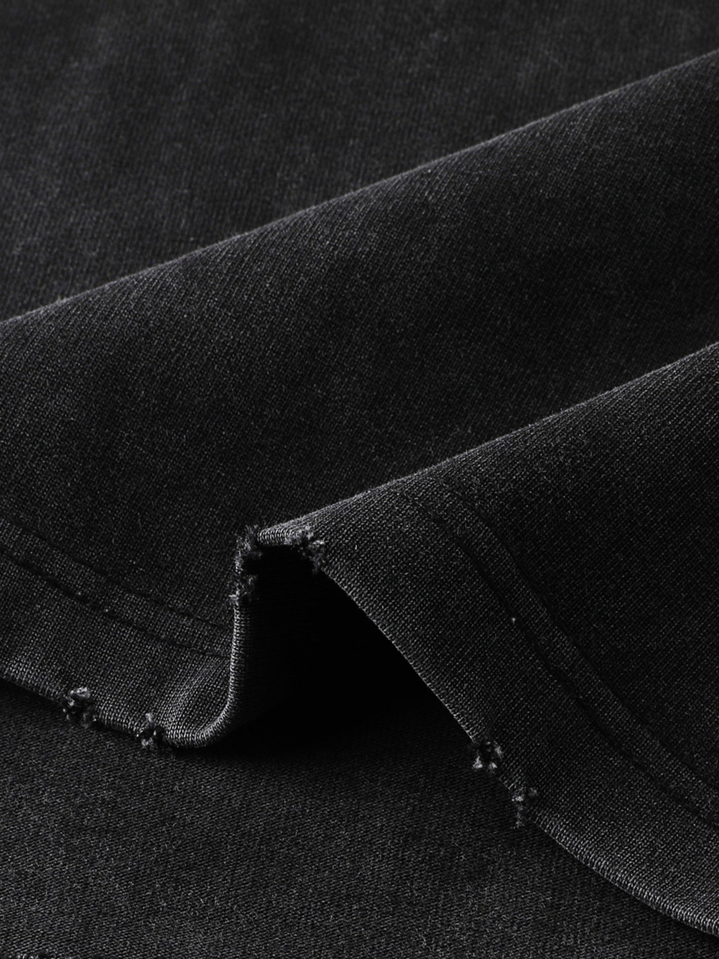 Japanese-Inspired Heavyweight Vintage Washed Frayed T-Shirt