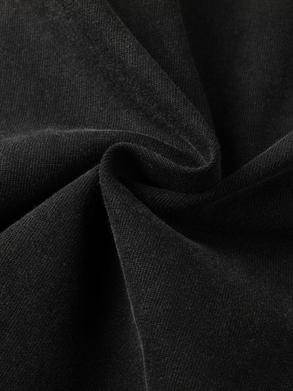 Japanese-Inspired Heavyweight Vintage Washed Frayed T-Shirt